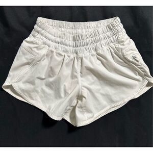 Lululemon track that high rise lined 3” shorts